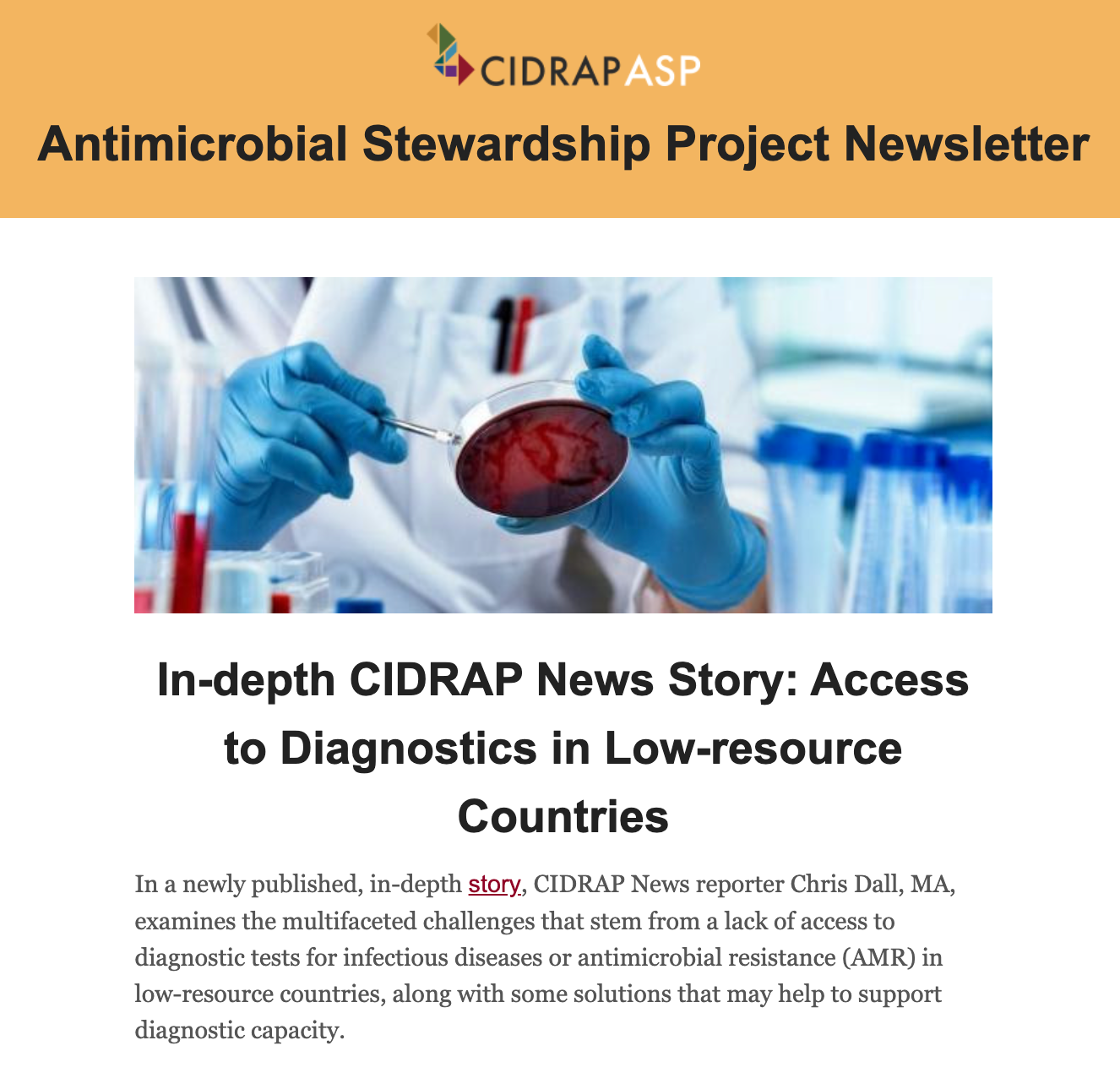 CIDRAP NEWS visual data 4